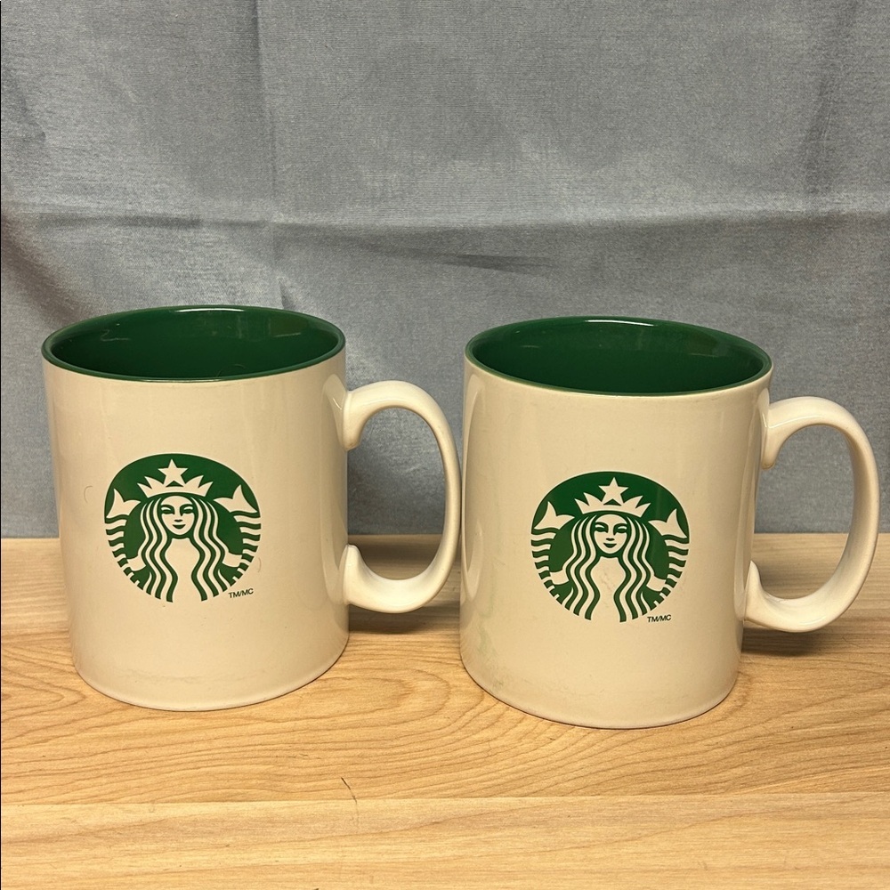 2012 Starbucks Ceramic Mug set of 2